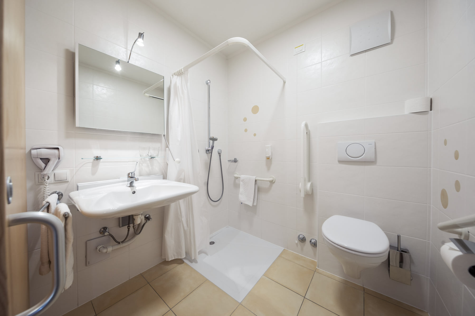 Bagno Accessibile Attrezzato