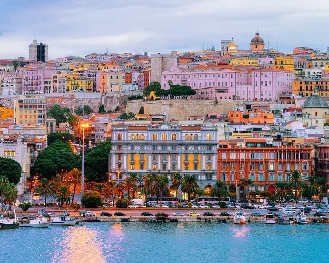 Cagliari Vista della Città