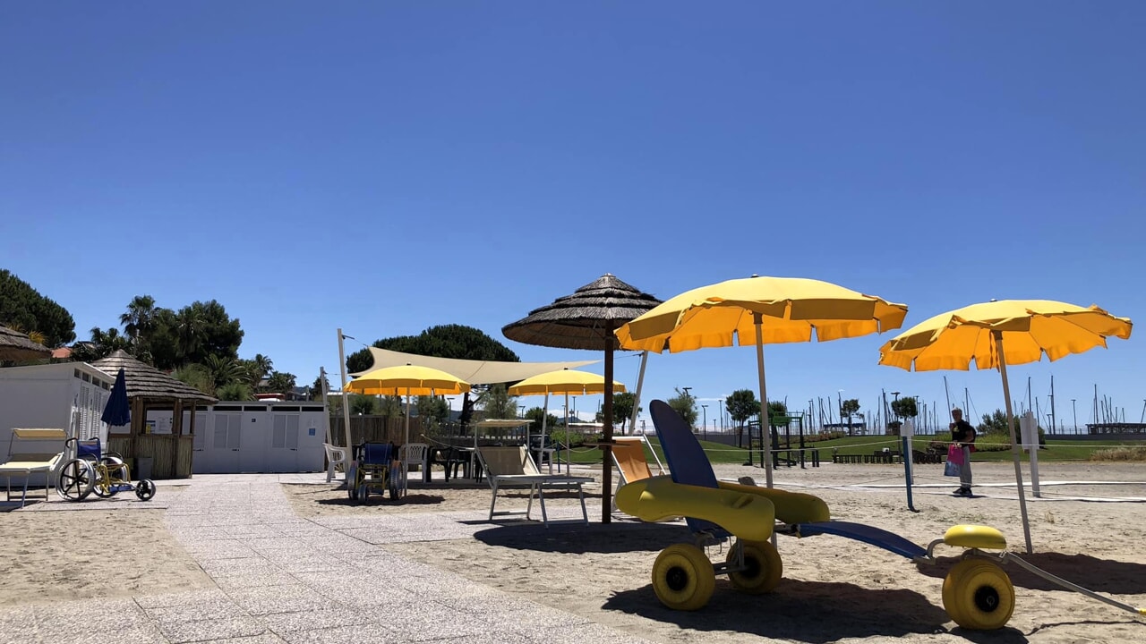 Chiavari La Spiaggia per Tutti Ingresso Percorsi Ausili