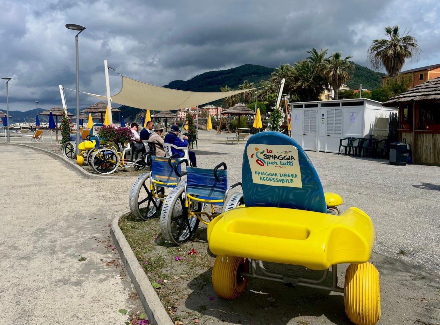 Chiavari La Spiaggia per Tutti Ingresso Percorsi Ausili