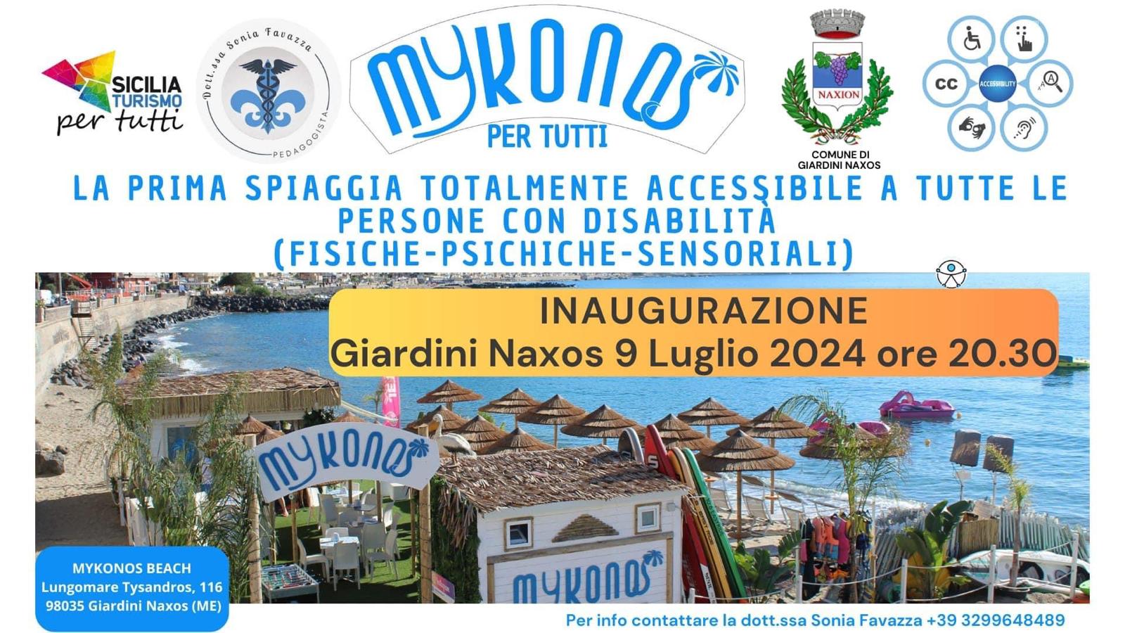 Mykonos Beach Giardini Naxos Messina Inaugurazione