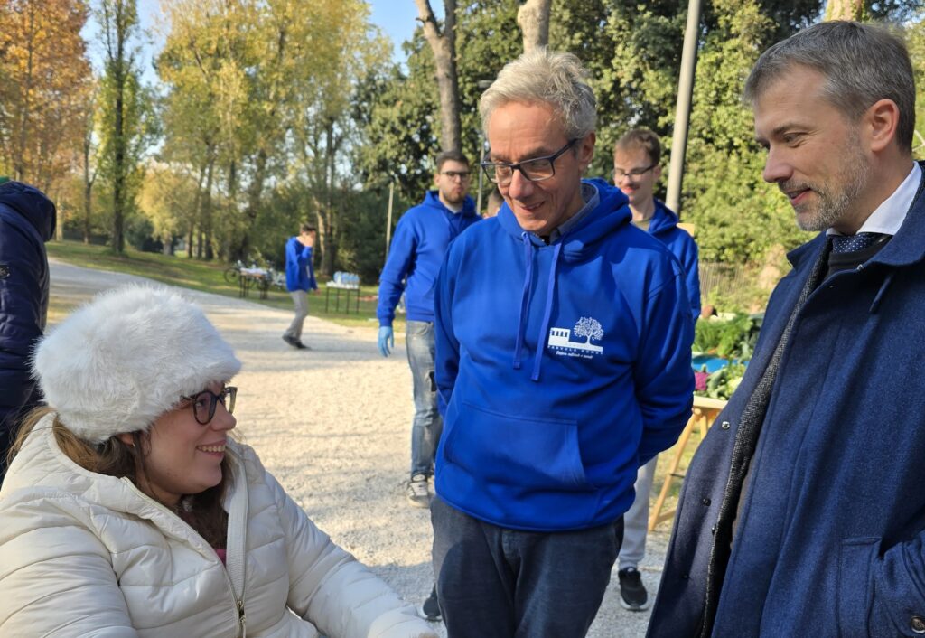 Marta Russo Presidente di Diritti Diretti, Giovanni Minucci Presidente de Il Tulipano Coop Sociale, Gabriel Johannes Zuchtriegel Direttore Parco Archeologico di Pompei